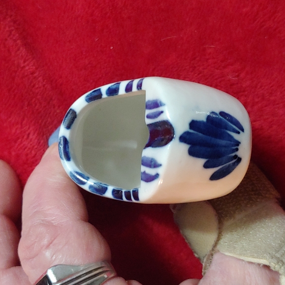 Vintage Delf Blue clog ashtray, Holland - Picture 4 of 6